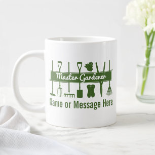 Personalisierter Einfacher Moderner Gärtner Jumbo-Tasse