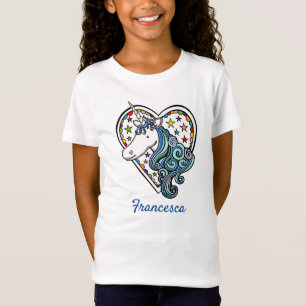 Personalisierter Einhorn T - Shirt