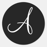 Personalisierter Einladungsrahmen für Monogramm