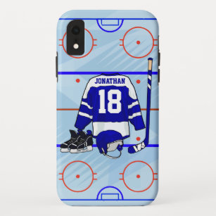 Personalisierter Eis-Hockeyentwurf Case-Mate iPhone Hülle