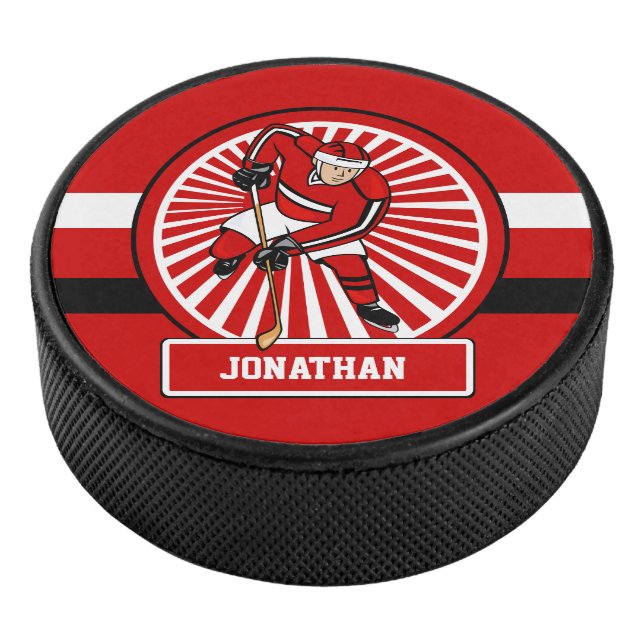 Personalisierter Eishockeyspieler Eishockey Puck (3/4)