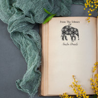 Personalisierter Elefant aus der Bibliothek