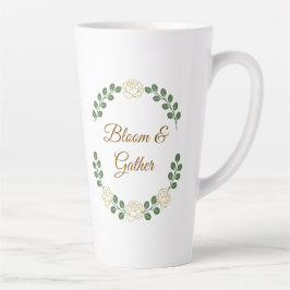 Personalisierter eleganter botanischer Gartenparty Milchtasse