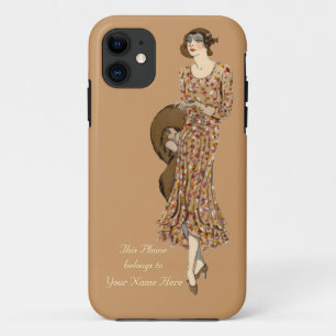 Personalisierter eleganter Dreißigerjahre Mode Case-Mate iPhone Hülle