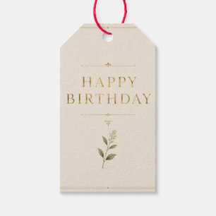 Personalisierter eleganter Geburtstag mit Antik-Go Geschenkanhänger
