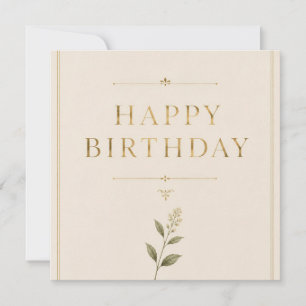 Personalisierter eleganter Geburtstag mit Antik-Go Save The Date