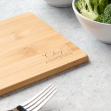 Personalisierter Eleganter Script-Koch