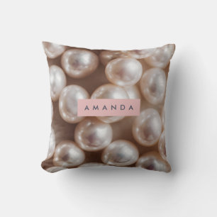 Personalisierter Eleganter Soft Pearl Chic Style Kissen