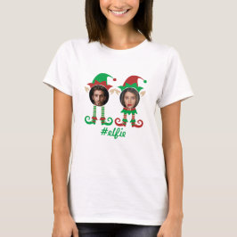 Personalisierter Elf Weihnachten T-Shirt