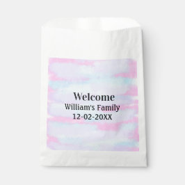 personalisierter Empfang Geschenktütchen