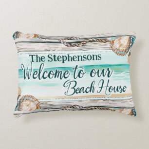 Personalisierter Empfang in unserem Beach House Dekokissen