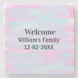 personalisierter Empfang Steinuntersetzer