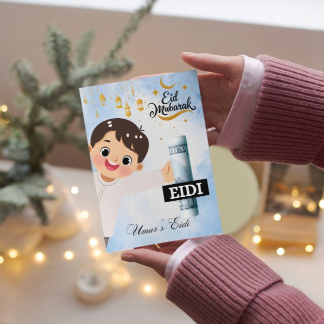 Personalisierter Empfang von Mubarak/Eid für Kinde Einladung (Von Creator hochgeladen)
