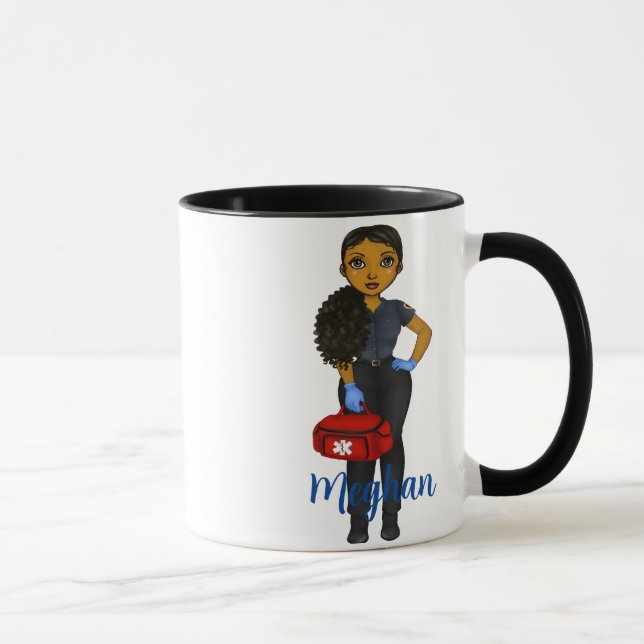 Personalisierter EMT Fuel Chic Hispanic Frauenkaff Tasse (Rechts)