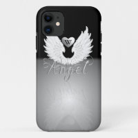 Personalisierter Engel Wings Telefon-Kasten