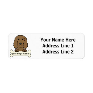 Personalisierter englischer Cockerspaniel
