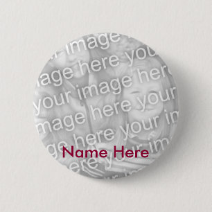 Personalisierter ErinnerungsFoto-Knopf Button