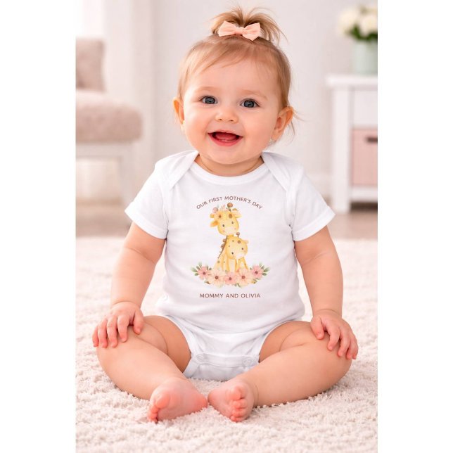 Personalisierter erster Muttertag  Mama & Baby Nam Strampler (Von Creator hochgeladen)
