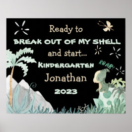 Personalisierter Erster Schultag 2023 Poster