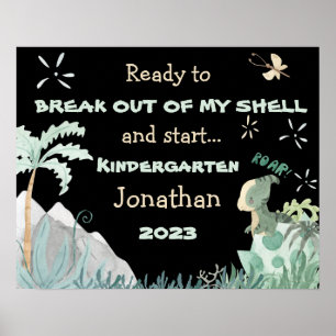 Personalisierter Erster Schultag 2023 Poster