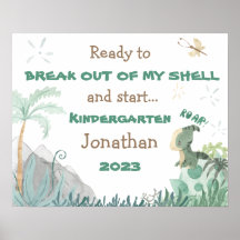 Personalisierter Erster Schultag 2023 Poster