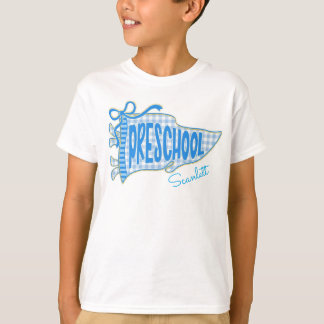 Personalisierter erster Tag im Vorschulalter Junge T-Shirt
