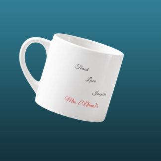 Personalisierter Espresso-Becher für Vorschullehre Espressotasse