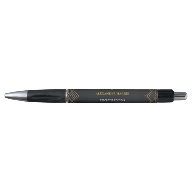 Personalisierter Executive Art Deco Kugelschreiber (Vorderseite)