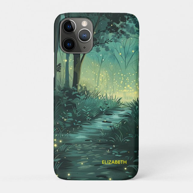Personalisierter Fairy Light Forest Case-Mate iPhone Hülle (Rückseite)