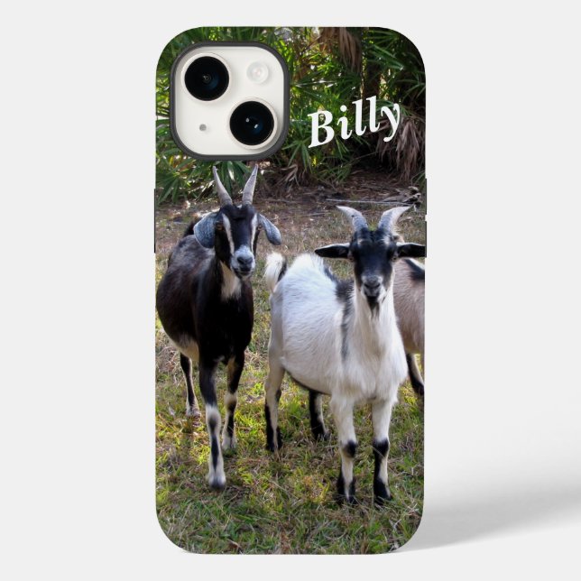 Personalisierter Fall Billy Goat Case-Mate iPhone Hülle (Rückseite)