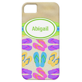 Personalisierter Fall Flip Flops und Beach iPhone  Case-Mate iPhone Hülle