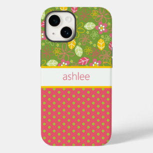 Personalisierter Fall für Flora und Polka Docks Case-Mate iPhone 14 Hülle