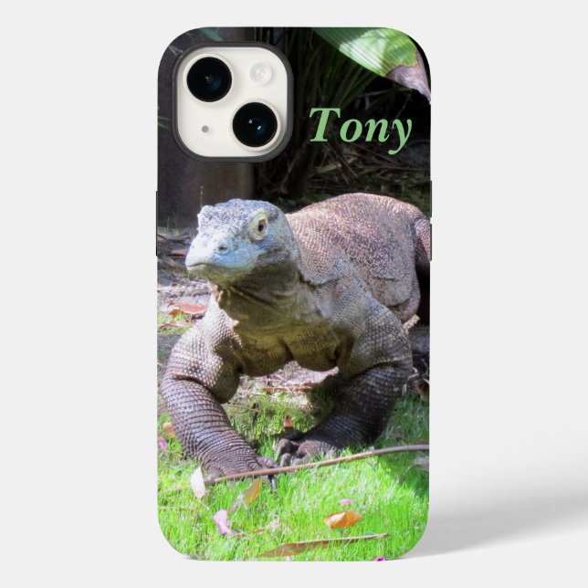 Personalisierter Fall Komodo Dragon Case-Mate iPhone Hülle (Rückseite)
