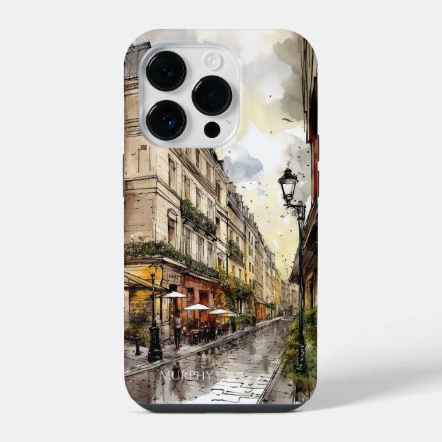 Personalisierter Fall Paris iPhone Hülle (Rückseite)