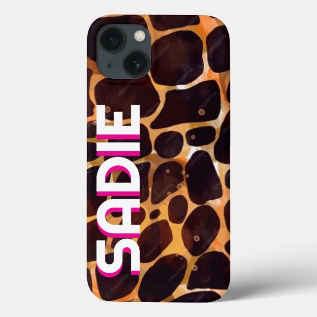Personalisierter Fall Tortoiseshell Case-Mate iPhone Hülle (Rückseite)