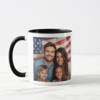 Personalisierter Familien-Fotomug mit individuelle Tasse