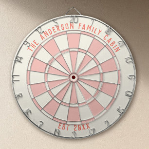 Personalisierter Familienname Benutzerdefiniert Ro Dartscheibe