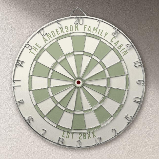 Personalisierter Familienname Benutzerdefiniert Sa Dartscheibe (Von Creator hochgeladen)