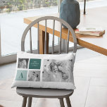 Personalisierter Familienname Collage Foto Geschen Lendenkissen<br><div class="desc">Das personalisierte Familiengeschenk: Trendy Collage Foto & Green Theme! Dieses einzigartige und stilvolle Geschenk ist dazu gedacht,  die besonderen Momente Ihrer Familie zu feiern und Ihrer Wohngestaltung eine Touch naturlich inspirierter Eleganz zu verleihen.</div>