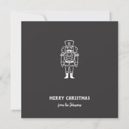 Personalisierter Familienname Frohe Weihnachten Pr Karte