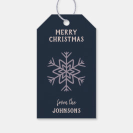 Personalisierter Familienname Frohe Weihnachten Sc Geschenkanhänger