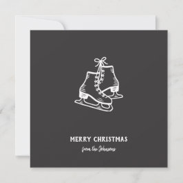 Personalisierter Familienname Frohe Weihnachten Sc Karte