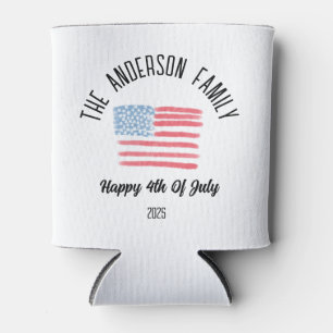 Personalisierter Familienname von Airbrush America Dosenkühler