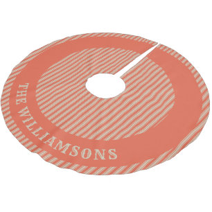 personalisierter Familienname Weihnachtsbaumrock Polyester Weihnachtsbaumdecke