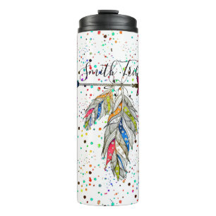 Personalisierter Familienstamm Thermal-Tumbler Thermosbecher