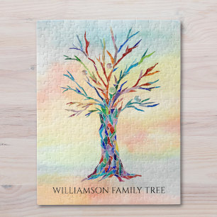 Personalisierter Familienstammbaum Puzzle