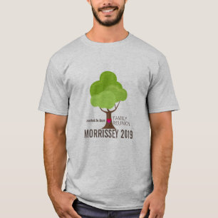 Personalisierter Familientreffen-Baum Herz T-Shirt