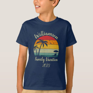 Personalisierter Familienurlaub T-Shirt
