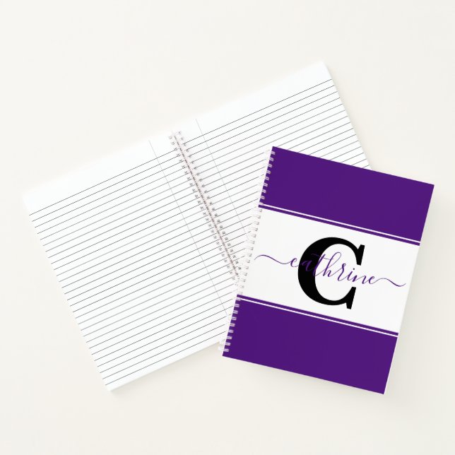 Personalisierter Farbblock Notizbuch (Innenseite)