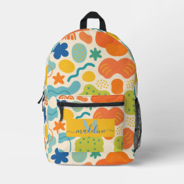 Personalisierter Farbdruck Abstrakt Bedruckter Rucksack